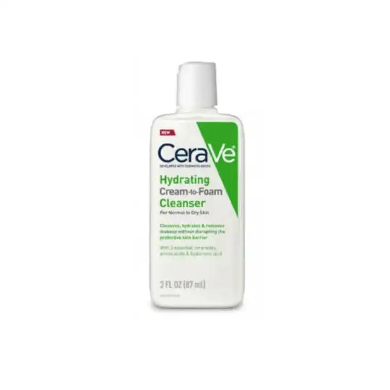 Cerave Hydrating Cream To Foam Cleanser Normal To Dry Skin (87ml)