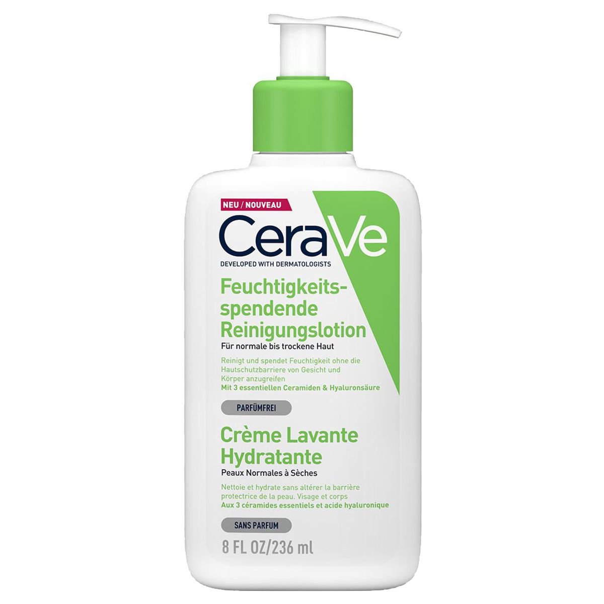 CeraVe Hydrating Cleanser For Normal To Dry Skin (UK)(236ml)