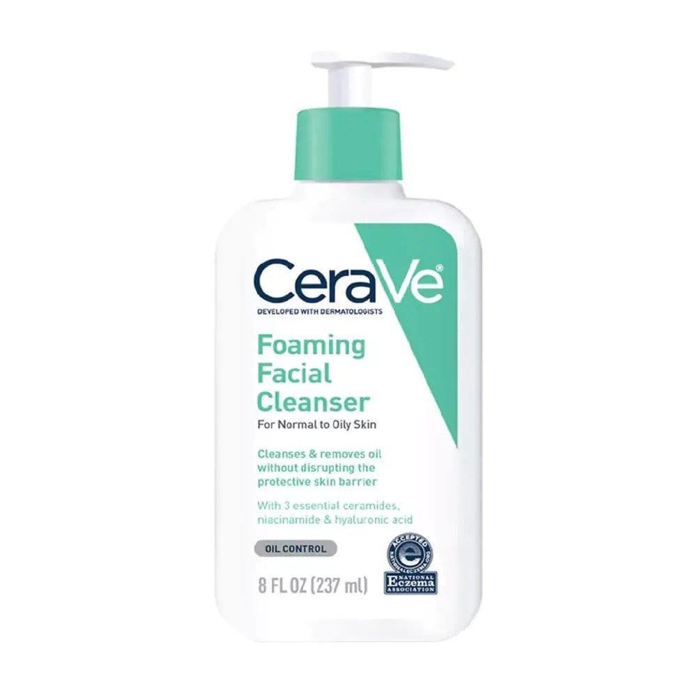 CeraVe Foaming Facial Cleanser for Normal to Oily Skin (237ml)