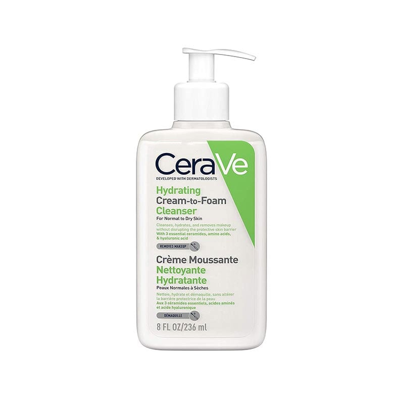 Cerave Hydrating Cream to Foam Cleanser Normal To Dry Skin (236ml) (UK)