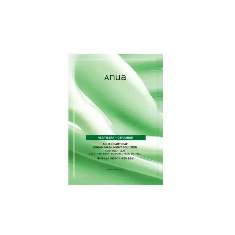 Anua Heartleaf Cream Sheet Mask Night Solution Product Info