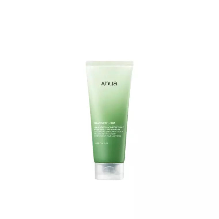 Anua Heartleaf + Bha Quercetinol Pore Deep Cleansing Foam Product Info