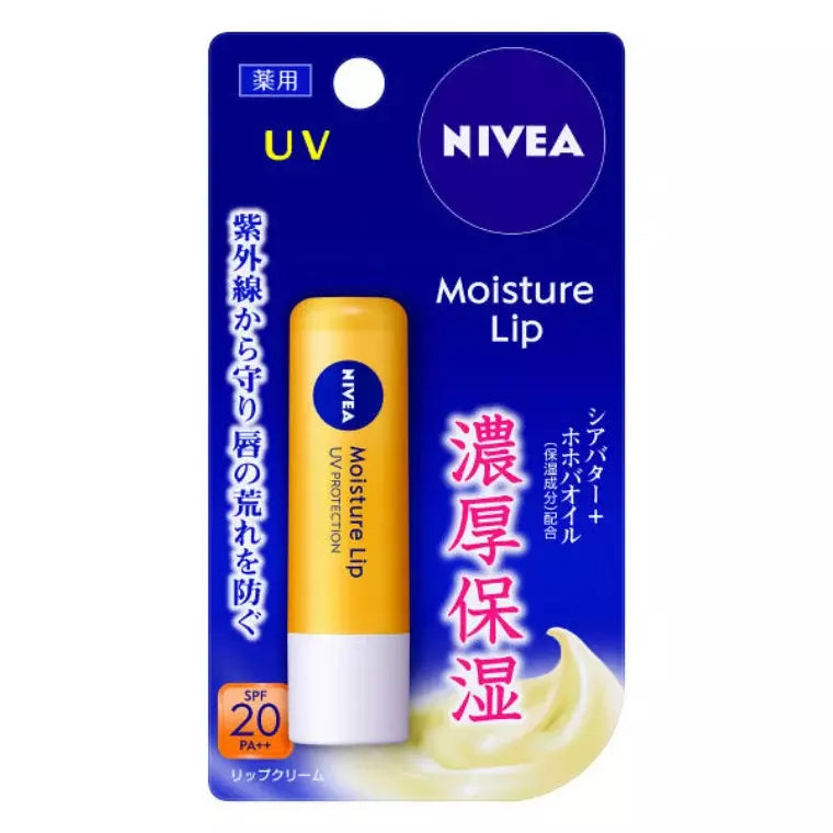 Nivea Moisture Lip Balm UV Protection SPF20 / PA ++ (3.9gm)