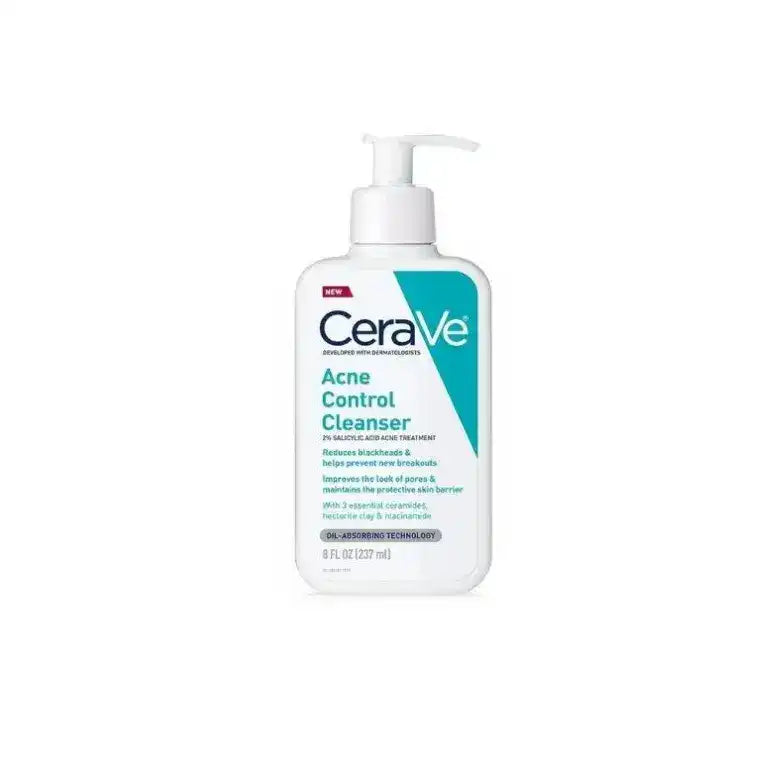 Cerave Acne Control Cleanser 2% Salicylic Acid Acne Treatment (237ml)