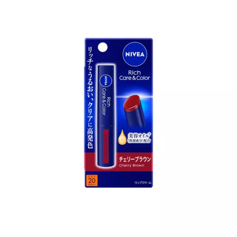 Nivea Rich Care & Color Lip Cream -Cherry Brown (2gm)