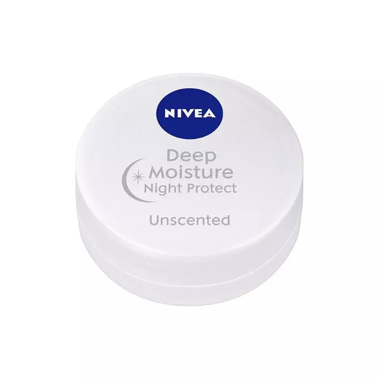 Nivea Deep Moisture Night P Unscented Lip Balm (7gm)