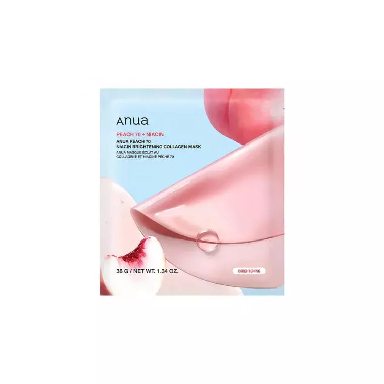 Anua Peach 70 Niacin Brightening Collagen Mask (38gm)