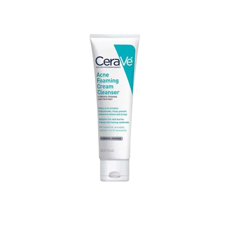 Cerave Acne Foaming Cream Cleanser with 4% Benzoyl Peroxide (150ml)(exp:2025/04/30)